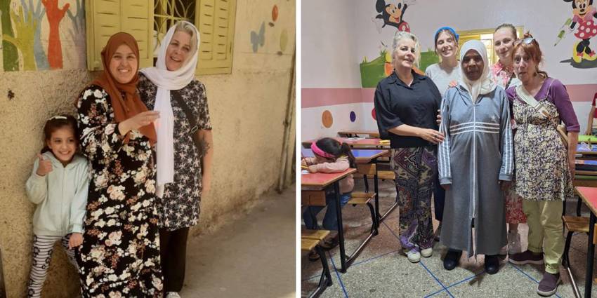 Nancy in Marokko vrijwilligerswerk