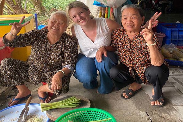 Community & Cultuur project Vietnam eten snijden 