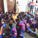 Voetbal project | Coaching & Training project Sri Lanka aan het trainen