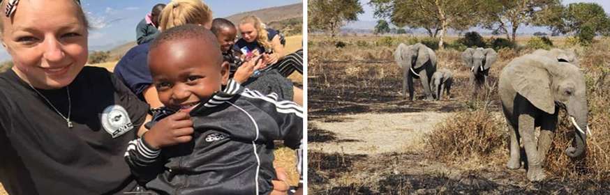 jongerenreis Tanzania safari en met de kinderen