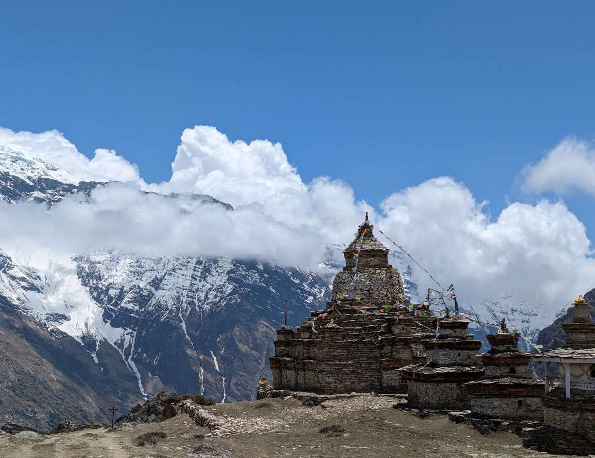 Nepal trip uitzicht tempel