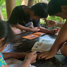 Community project op Bali kinderen aan het leren