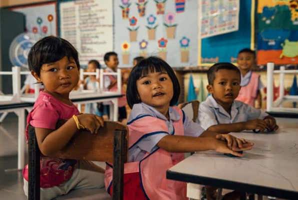 Vrijwilligerswerk Thailand community project  kindjes in de klas 