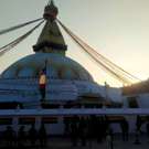 Kathmandu city trip tempel zonsondergang 