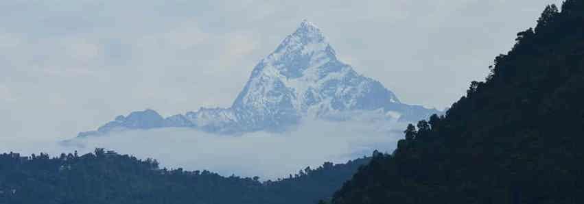 Mooi uitzicht tijdens vrijwilligerswerk in Nepal