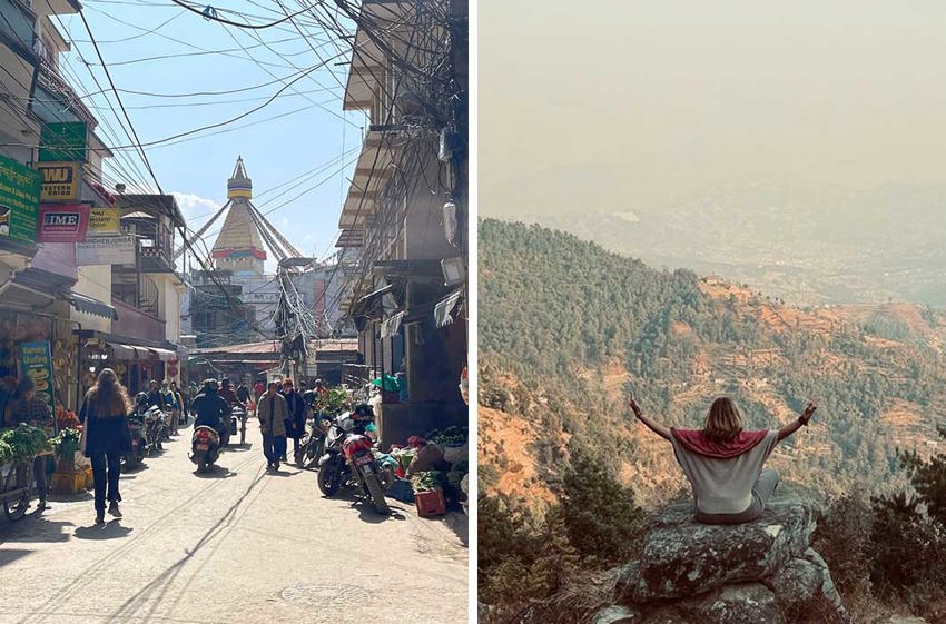 Vrijwilliger Judith in Nepal wat een mooi land