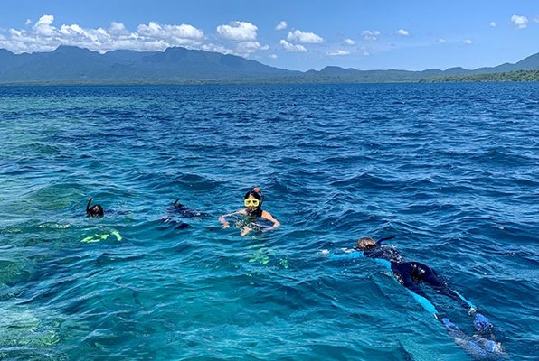 Community project op Bali lekker snorkelen 