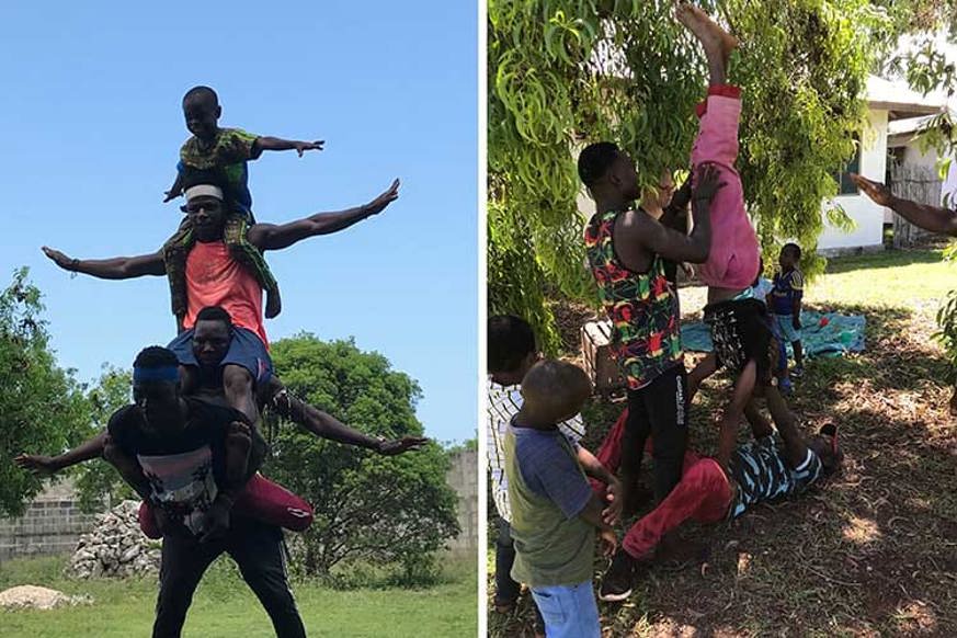 Vrijwilligerswerk op Zanzibar bewegen met de kinderen