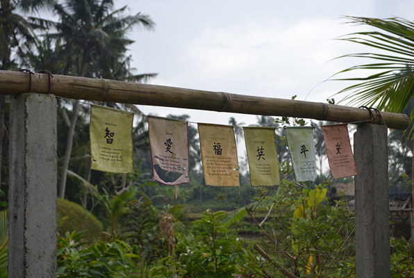 Java en Bali jongerenreis vlaggen 