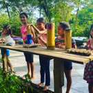 Community Project Costa Rica met de kinderen 